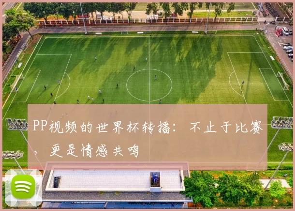PP视频的世界杯转播:不止于比赛,更是情感共鸣